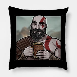 Kratos Best Dad Pillow