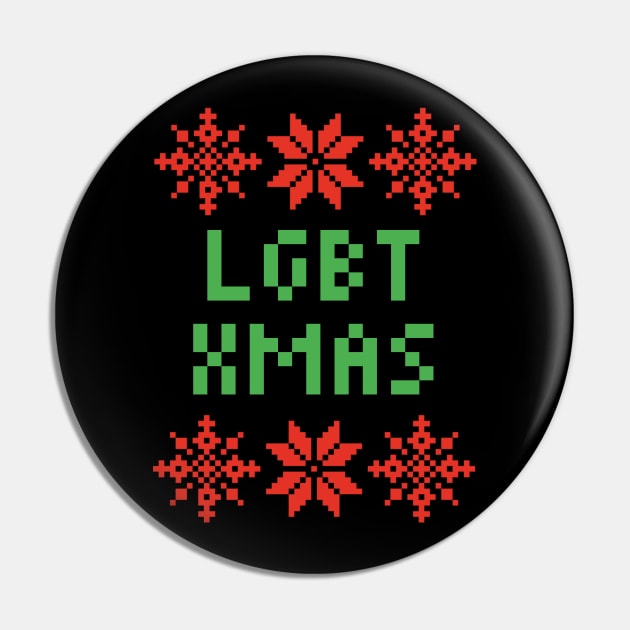 LGBT Xmas - LGBTQ Christmas Pin by isstgeschichte