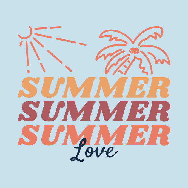 Summer Of Love by Tip Top Tee's