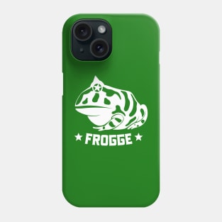 Ceratophrys, horned frog. Minimal art for amphibian lovers Phone Case