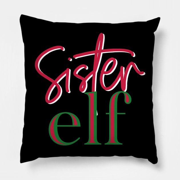Sister Elf Pillow by Simplify With Leanne