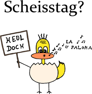 Scheisstag Magnet