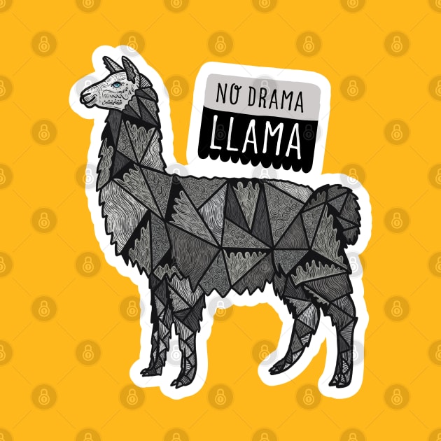 No Drama Llama by mark_karwowski