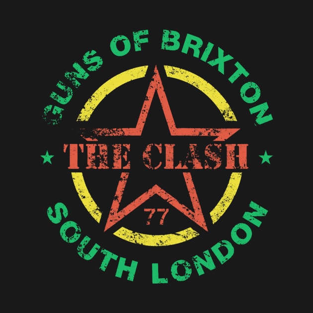 the clash - guns of brixton south london by birdy line