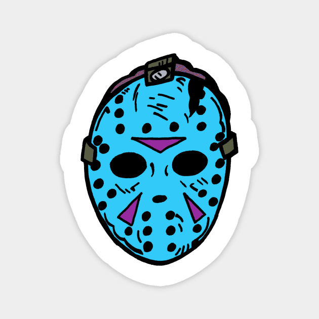 SUPER JASON NES Magnet by Defsnotadumb