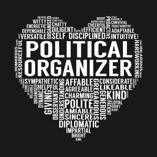 Political Organizer Heart T-Shirt