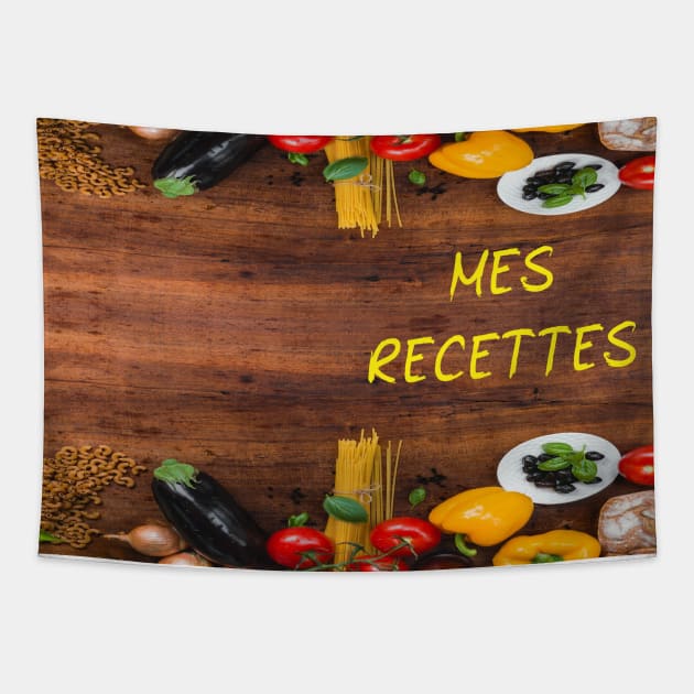 Mes Recettes Tapestry by your best store