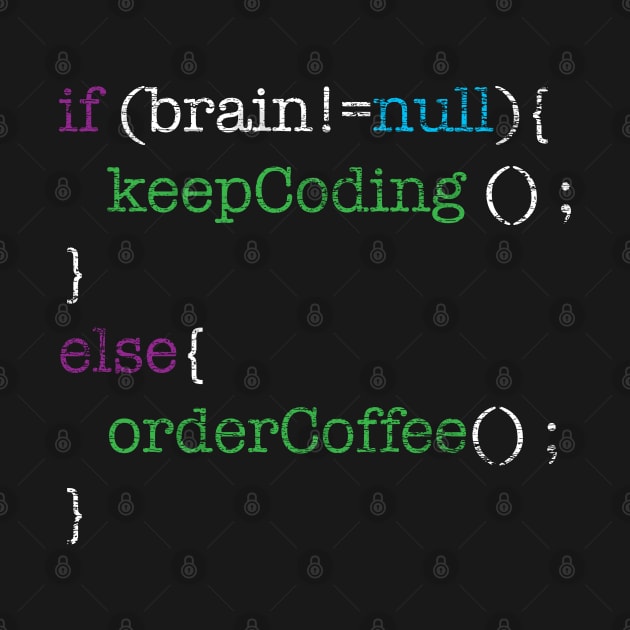 Order Coffee Grunge Programmer Nerd by ShirtsShirtsndmoreShirts