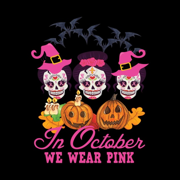 In October we wear pink halloween pumpkin gift by DODG99