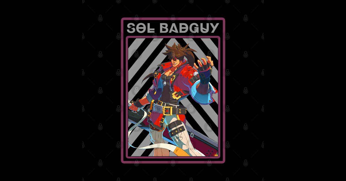 Sol Badguy | Guilty Gear - Guilty Gear - Sticker | TeePublic
