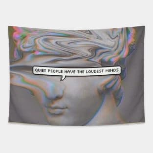 vaporwave greek bust Tapestry