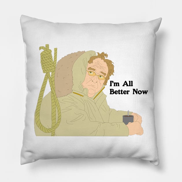 Blair in Isolation - The Thing Pillow by RadDadArt