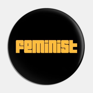 Feminist 13 - Classy, Minimal, Elegant Feminism Typography Pin