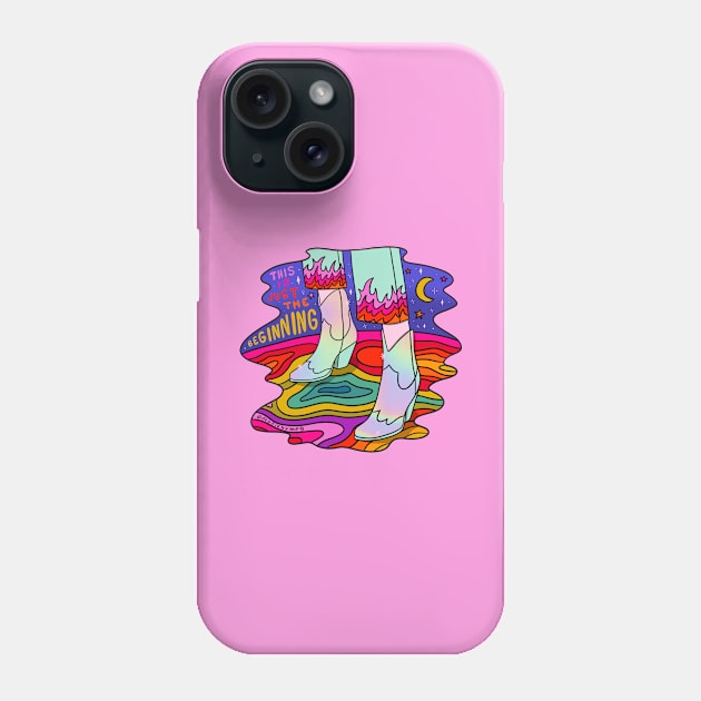 Just the Beginning Phone Case by Doodle by Meg