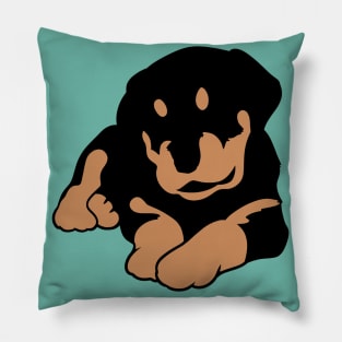 Rottweiler Pup Pillow