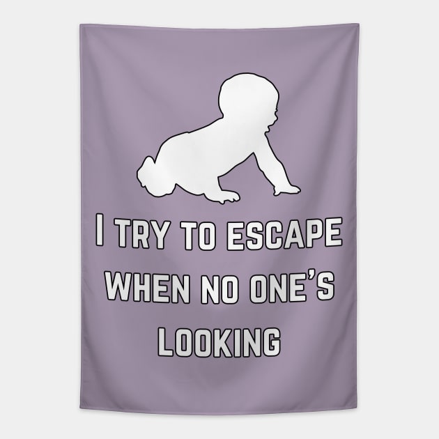 I try to escape when no one is looking (MD23KD001b) Tapestry by Maikell Designs