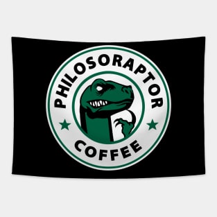 Philosoraptor Coffee Tapestry