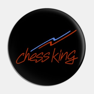 Retro 1980's Style Chess King Store Pin