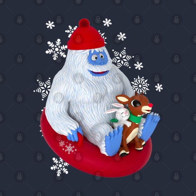 BUMBLE & RUDOLPH Snow Tubing by Pop Fan Shop