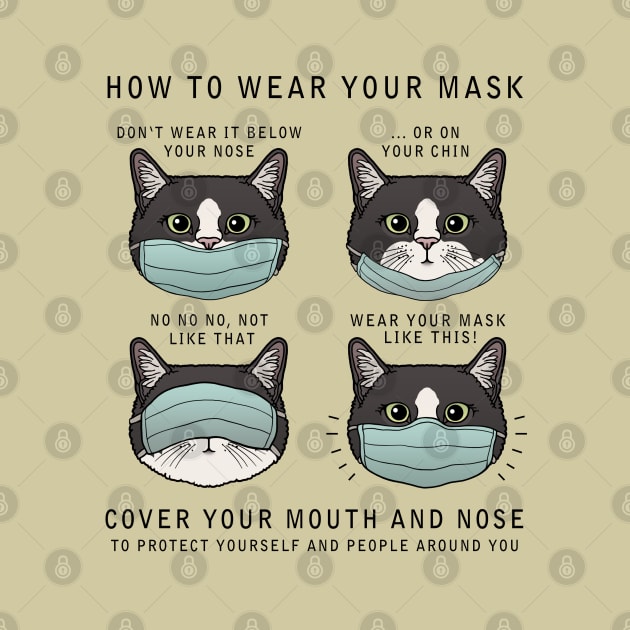 How to wear your mask 2 by tiina menzel