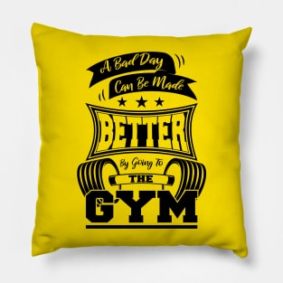 Going To The Gym Pillow