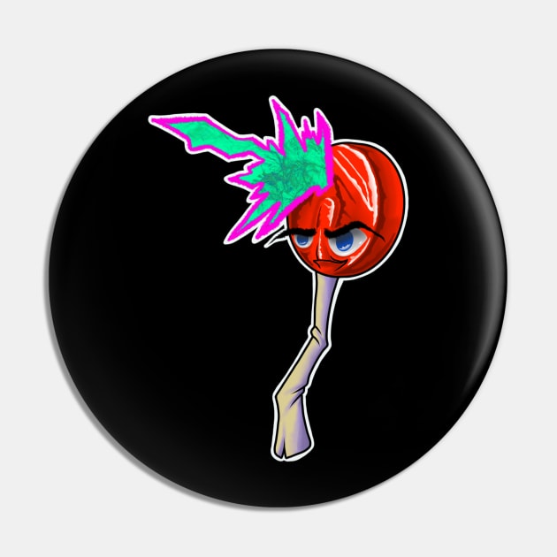 Telekinetic Lollipop Pin by artnsoul79