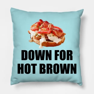 Hot Brown Pillow