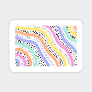 Abstract pattern Magnet