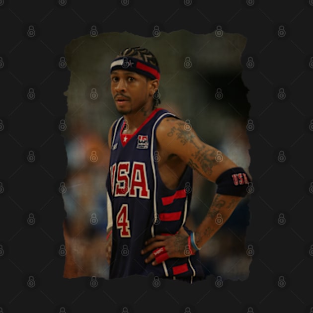 Allen Iverson on Team USA by CAH BLUSUKAN