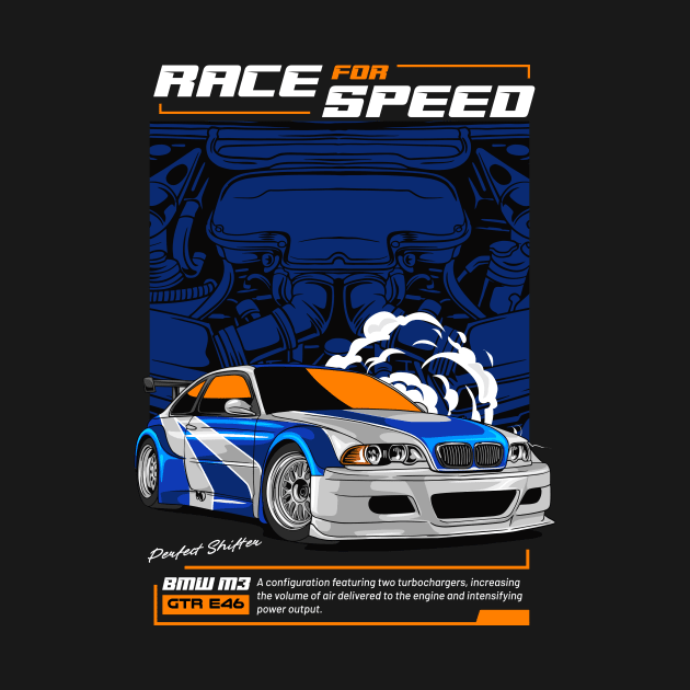 Race for Speed GTR E46 by Harrisaputra