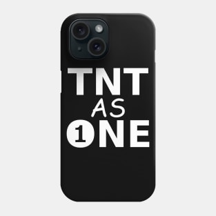 TNT As One White Text Phone Case