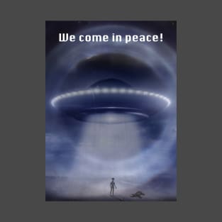 UFO - We come in Peace - Cattle mutilation T-Shirt