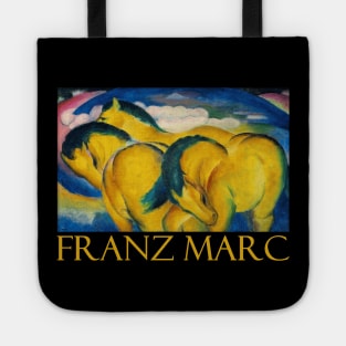 Little Yellow Horses by Franz Marc Tote