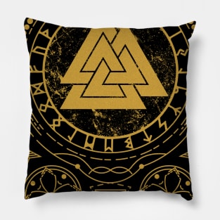 Valknut | Norse Pagan Symbol Pillow