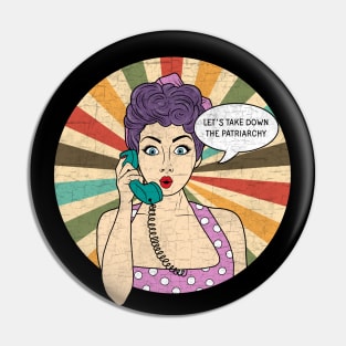 Smash the Patriarchy- Vintage Pin