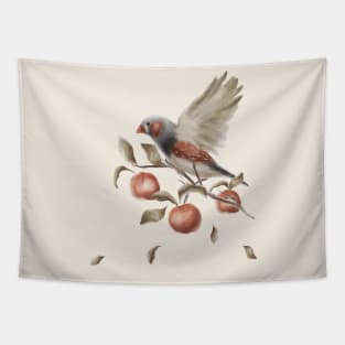 Delicate Bird Design Tapestry