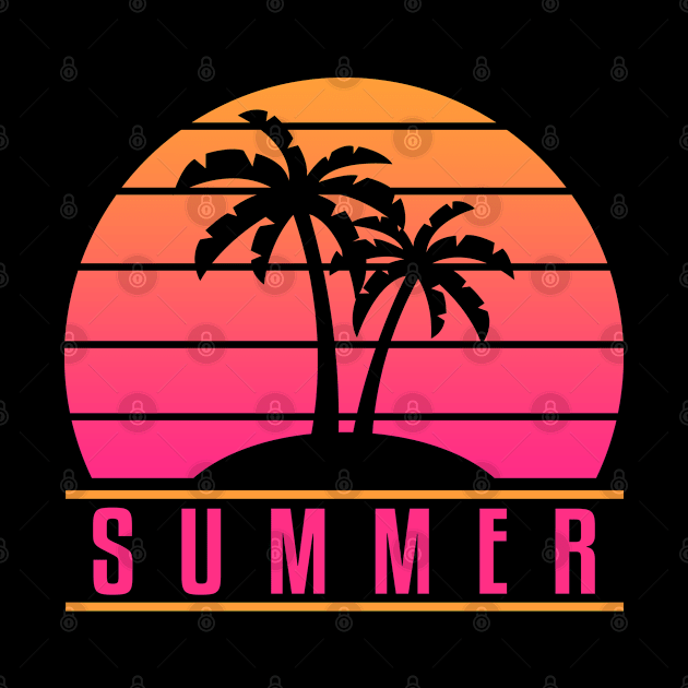 RETRO SUMMER SUNSET VINTAGE by JWOLF