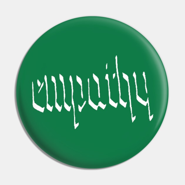 Empathy white Pin by SabineHoppakee