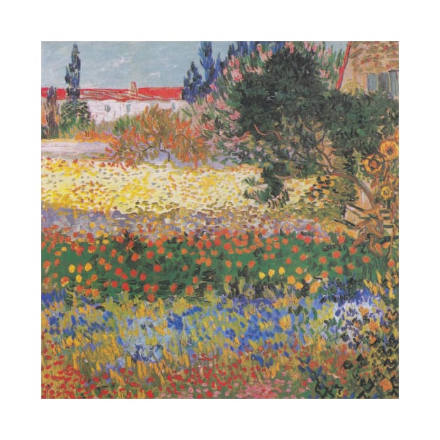 Vincent Van Gogh- Flowering Garden by SybaDesign