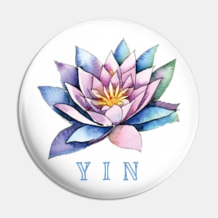 Yin Yoga Lotus Flower Pin