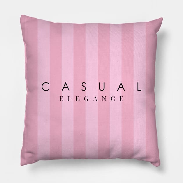 CASUAL ELEGANCE Pillow by KOOKOO ART