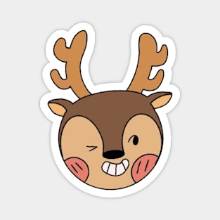 Adorable Reindeer Magnet