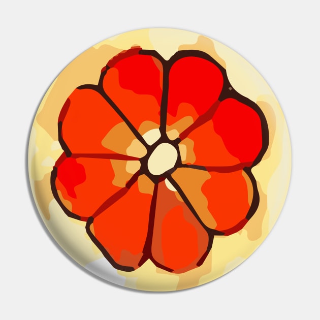 Orange Slice Pin by Tilila