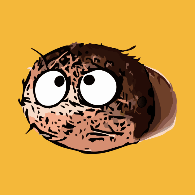 Grumpy coconut by RosArt100