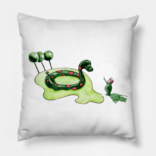 The Lake Monster Pillow