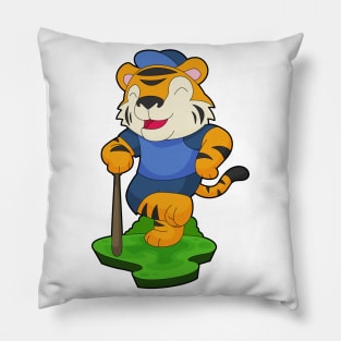 Tiger Baseball Baseball bat Pillow