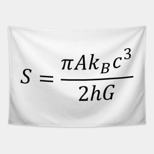 Hawking Equation Black Hole Entropy Tapestry