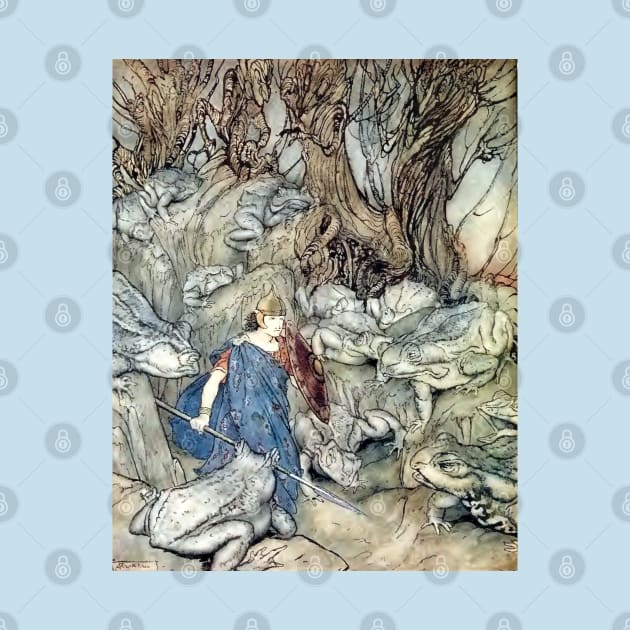 Becuma of the White Skin - Irish Fairy Tales - Arthur Rackham by forgottenbeauty