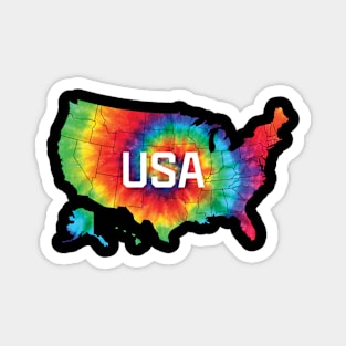 Tie Dye usa Magnet