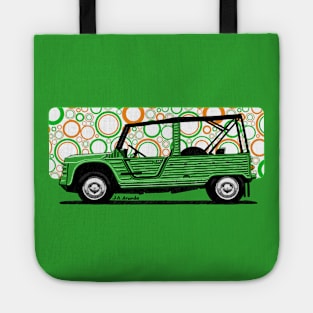 Classic french beach car Tote